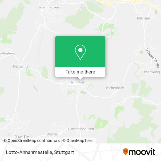 Lotto-Annahmestelle map