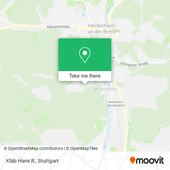 Карта Kläb Hans R.
