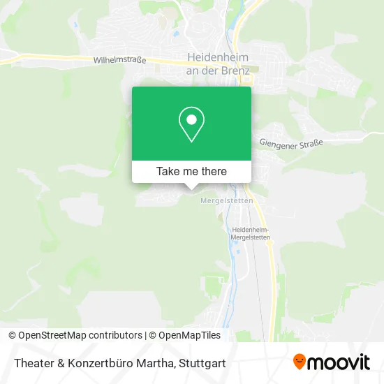 Карта Theater & Konzertbüro Martha