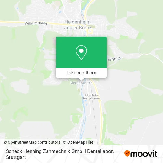 Карта Scheck Henning Zahntechnik GmbH Dentallabor