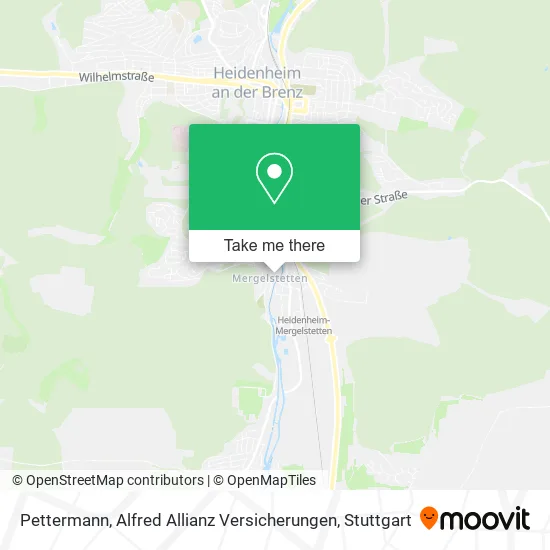 Карта Pettermann, Alfred Allianz Versicherungen