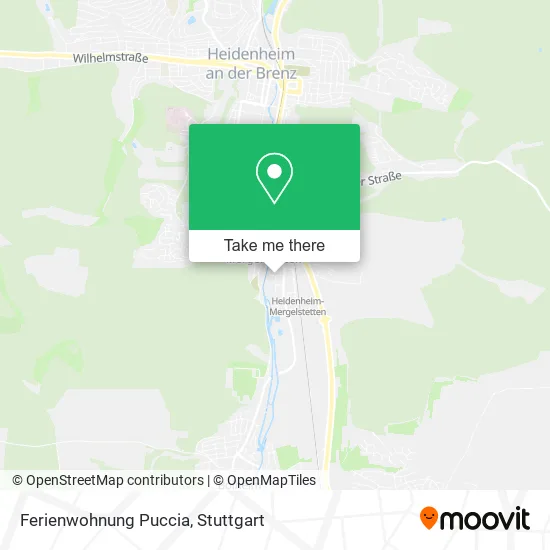 Карта Ferienwohnung Puccia