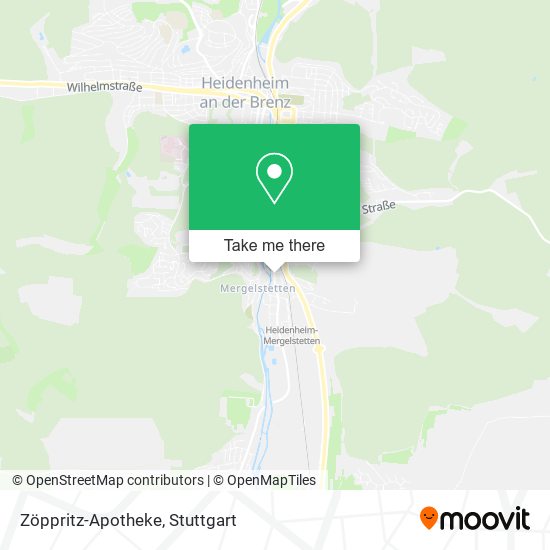Карта Zöppritz-Apotheke