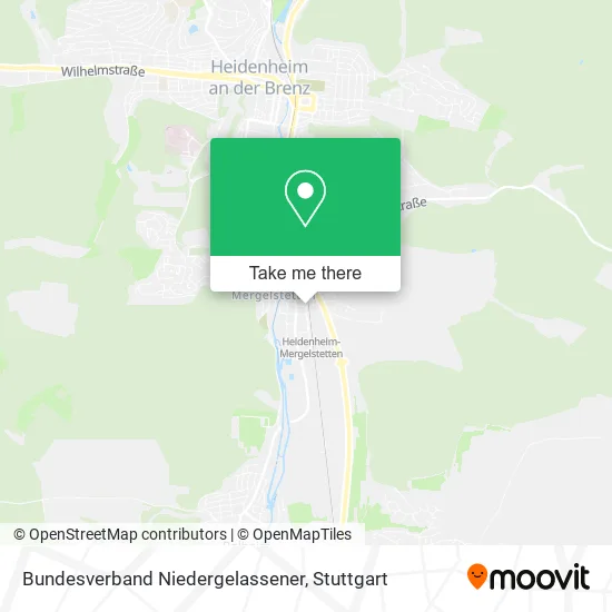 Карта Bundesverband Niedergelassener