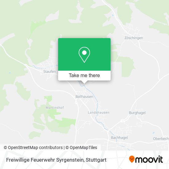 Карта Freiwillige Feuerwehr Syrgenstein