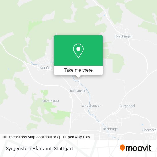 Карта Syrgenstein Pfarramt