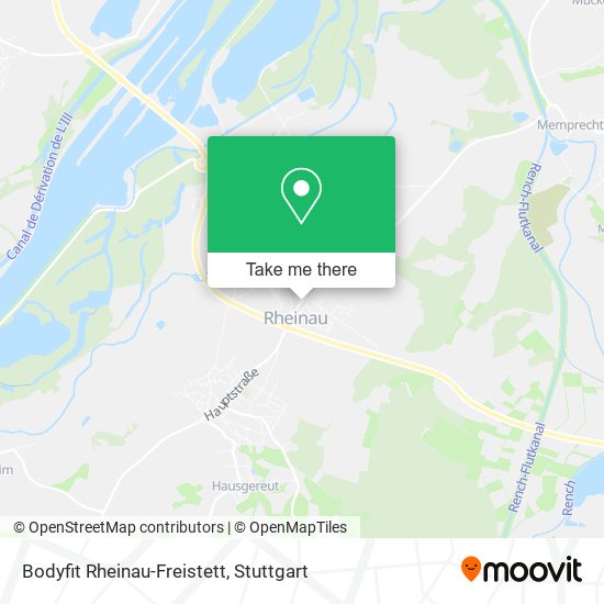 Bodyfit Rheinau-Freistett map