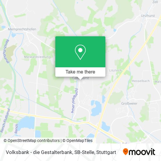 Volksbank - die Gestalterbank, SB-Stelle map