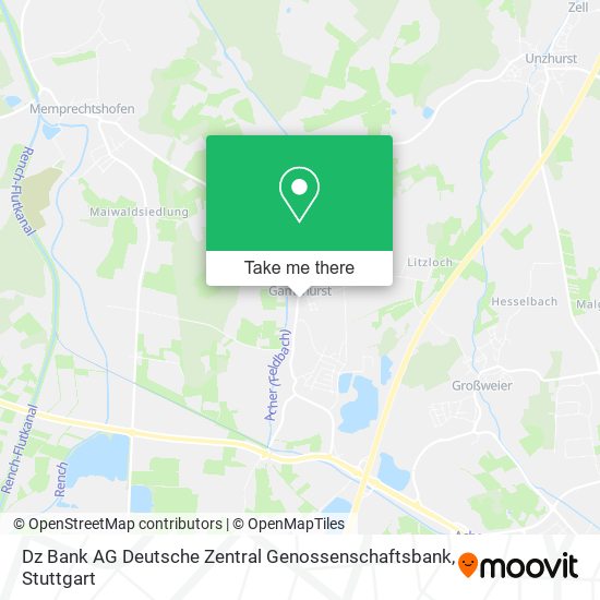 Dz Bank AG Deutsche Zentral Genossenschaftsbank map