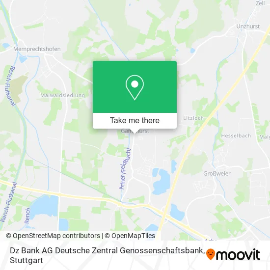 Карта Dz Bank AG Deutsche Zentral Genossenschaftsbank