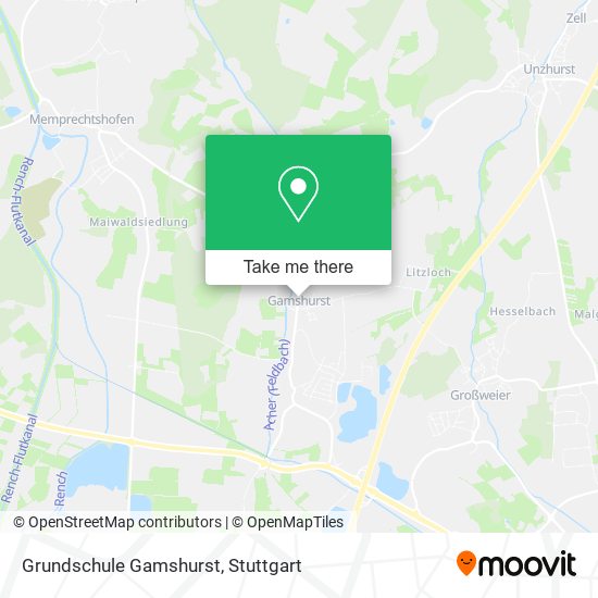 Grundschule Gamshurst map