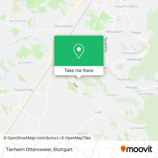 Карта Tierheim Ottersweier