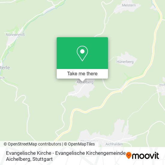 Evangelische Kirche - Evangelische Kirchengemeinde Aichelberg map