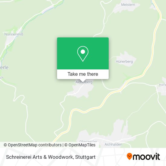 Schreinerei Arts & Woodwork map