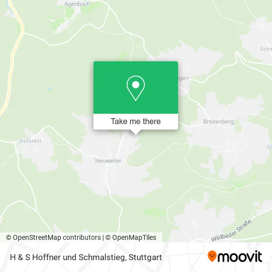 Карта H & S Hoffner und Schmalstieg