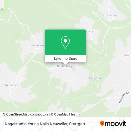 Nagelstudio Young Nails Neuweiler map