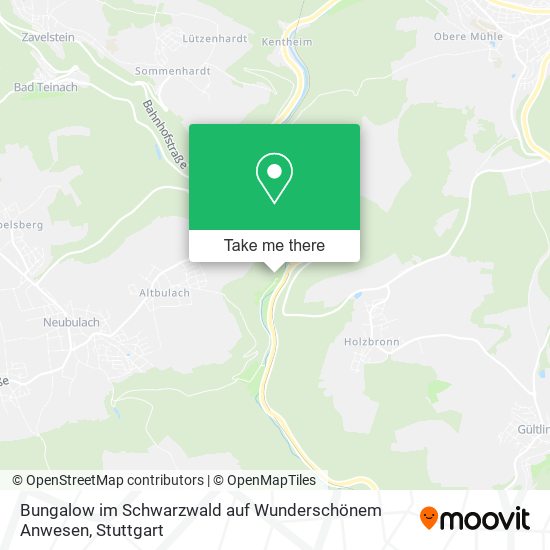 Bungalow im Schwarzwald auf Wunderschönem Anwesen map