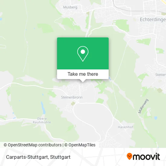 Карта Carparts-Stuttgart