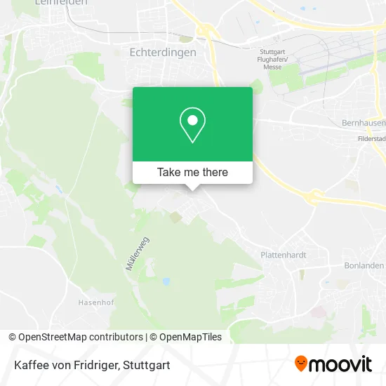 Карта Kaffee von Fridriger