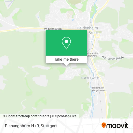 Карта Planungsbüro H+R