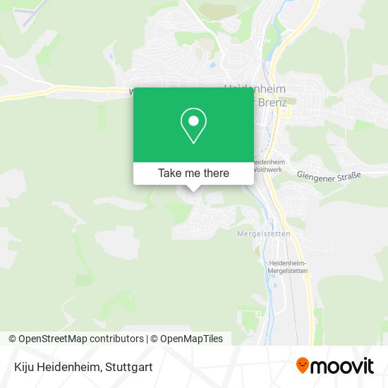 Kiju Heidenheim map