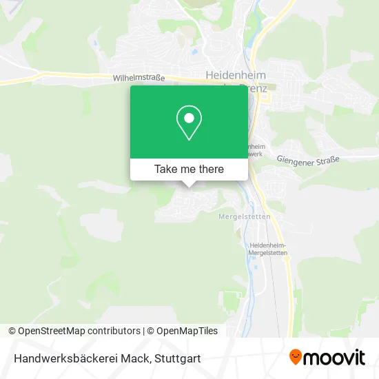 Карта Handwerksbäckerei Mack