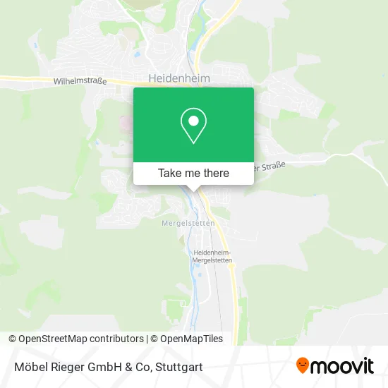 Карта Möbel Rieger GmbH & Co