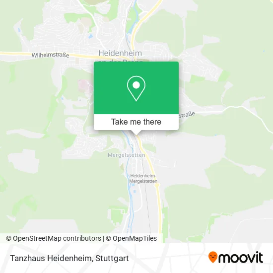 Карта Tanzhaus Heidenheim