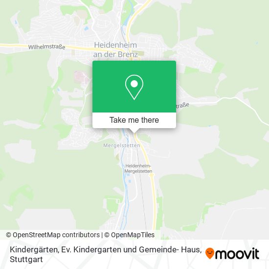 Kindergärten, Ev. Kindergarten und Gemeinde- Haus map