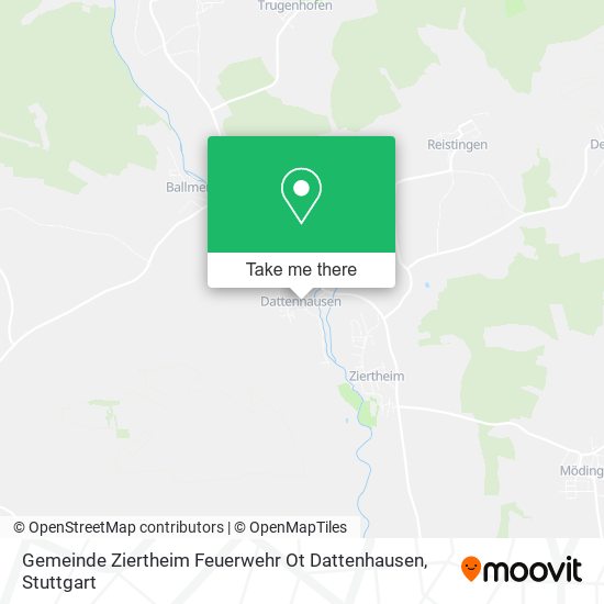 Gemeinde Ziertheim Feuerwehr Ot Dattenhausen map