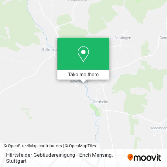 Карта Härtsfelder Gebäudereinigung - Erich Mensing