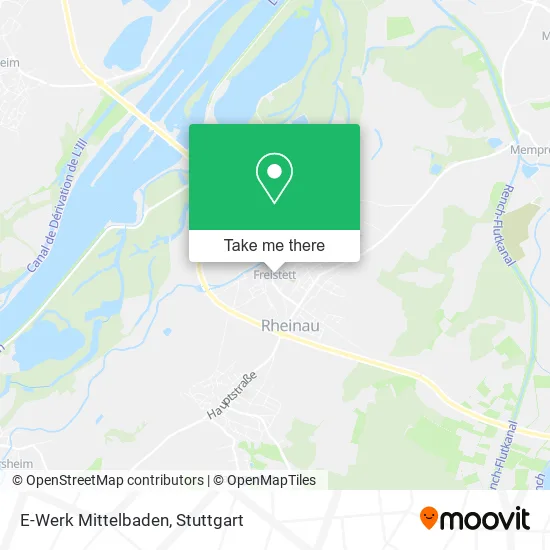 Карта E-Werk Mittelbaden