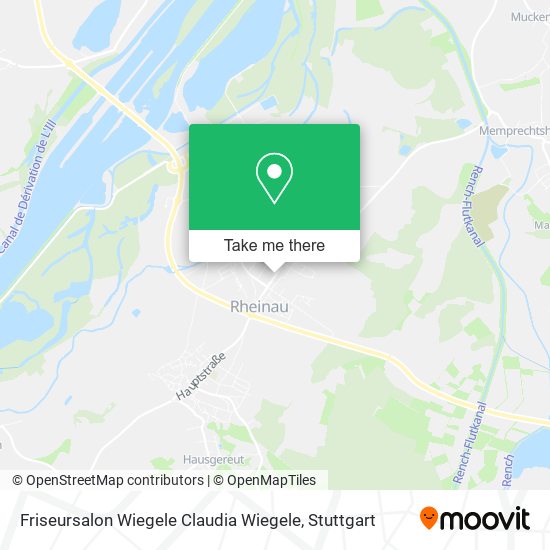 Friseursalon Wiegele Claudia Wiegele map