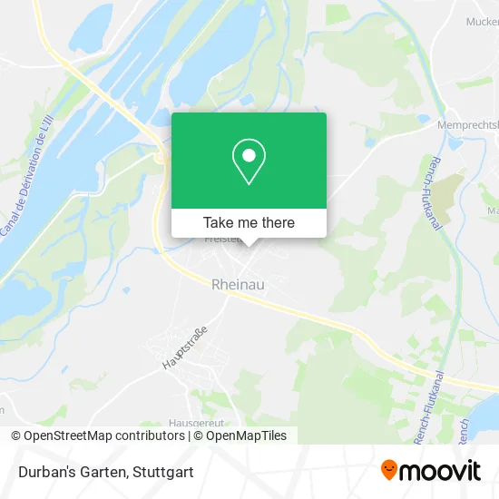 Карта Durban's Garten