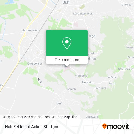 Карта Hub Feldsalat Acker