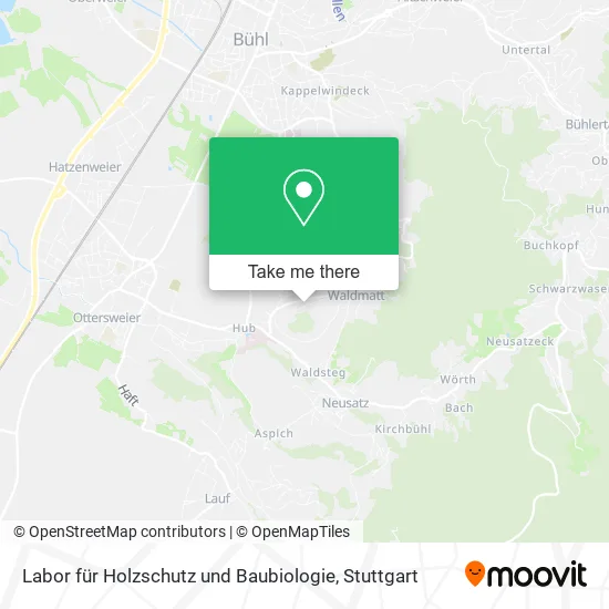 Карта Labor für Holzschutz und Baubiologie