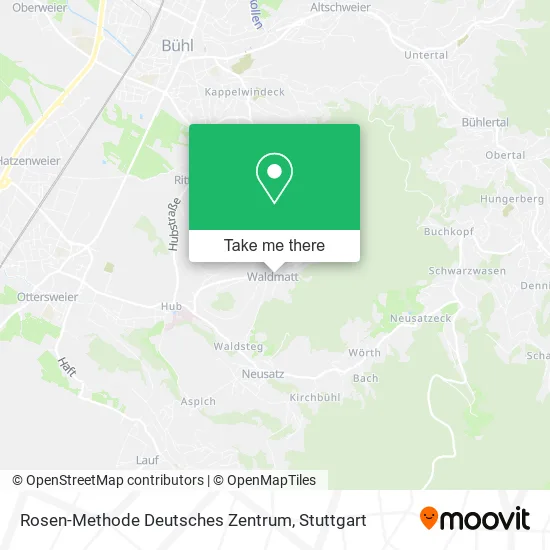 Карта Rosen-Methode Deutsches Zentrum