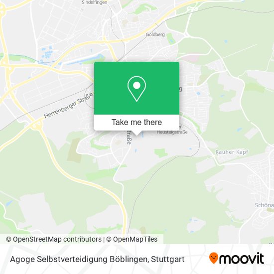 Карта Agoge Selbstverteidigung Böblingen