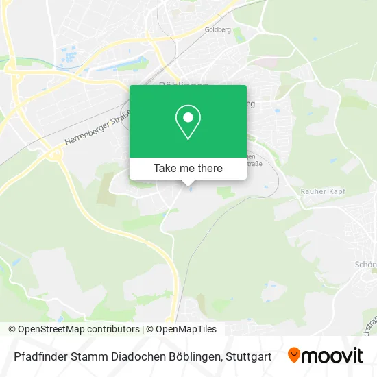 Карта Pfadfinder Stamm Diadochen Böblingen