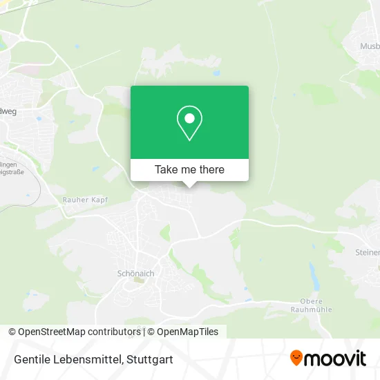 Карта Gentile Lebensmittel