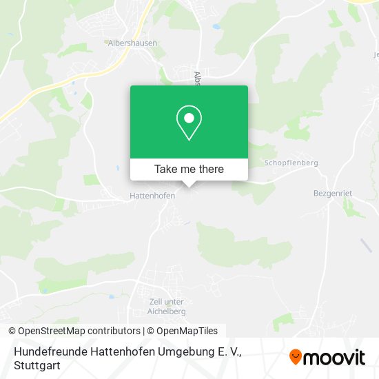 Hundefreunde Hattenhofen Umgebung E. V. map