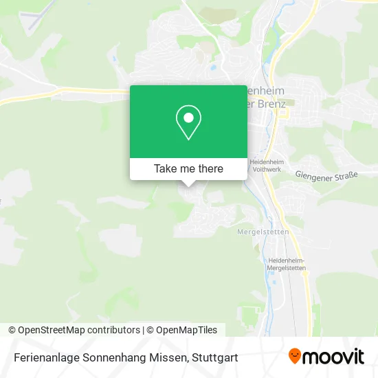 Карта Ferienanlage Sonnenhang Missen