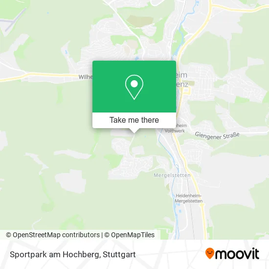 Карта Sportpark am Hochberg