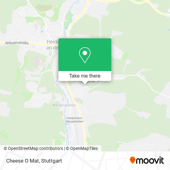 Карта Cheese O Mat