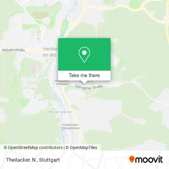 Карта Theilacker, N.