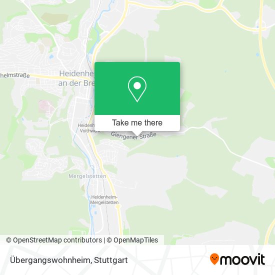 Карта Übergangswohnheim