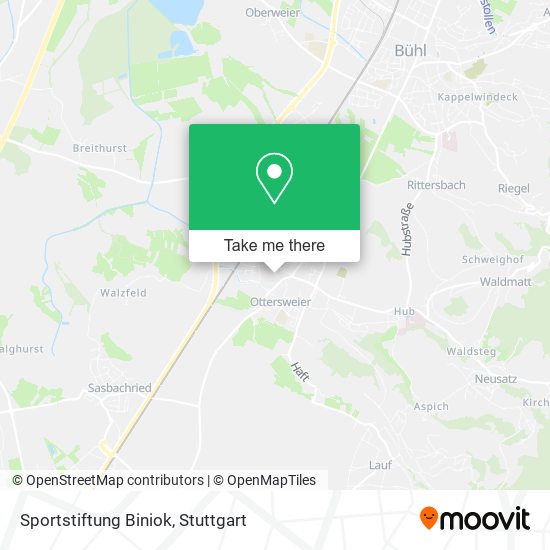 Sportstiftung Biniok map