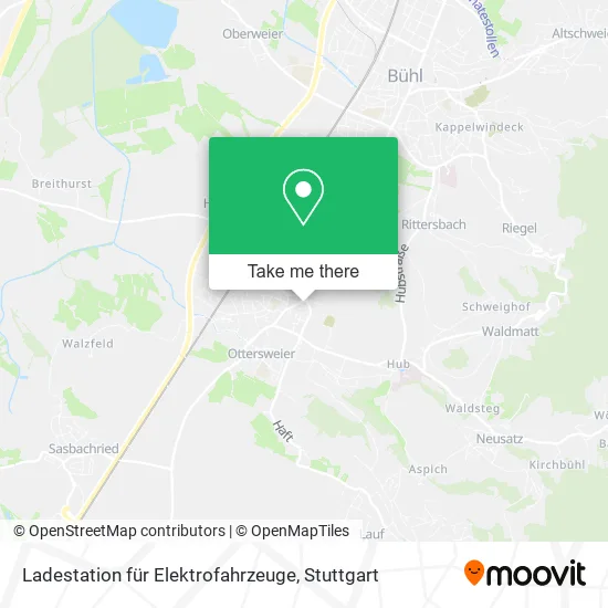 Карта Ladestation für Elektrofahrzeuge