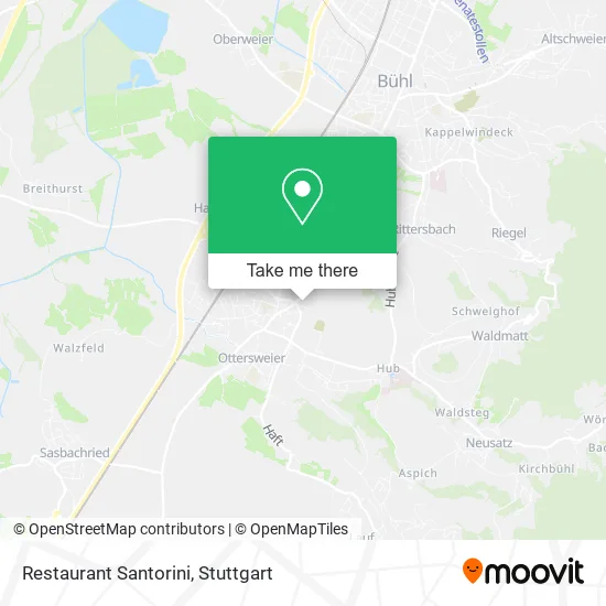 Restaurant Santorini map