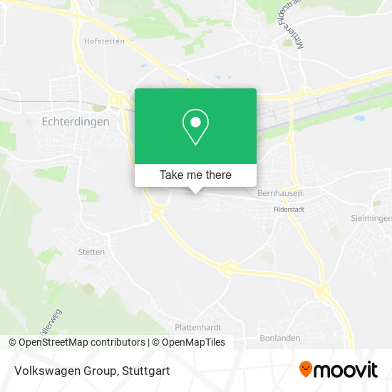 Карта Volkswagen Group